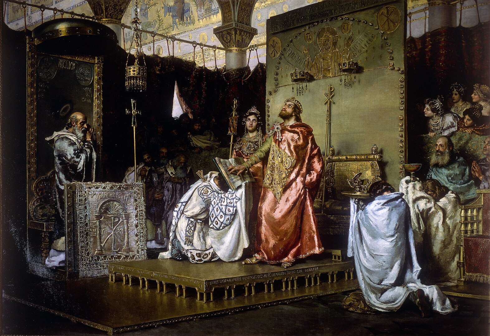 Visigothic King Reccared's conversion to Chalcedonian Christianity